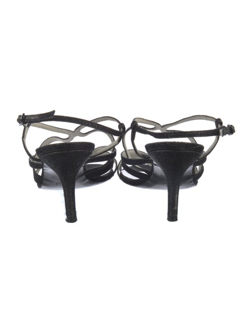 Stuart Weitzman Glitter Accents Sandals