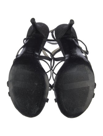 Stuart Weitzman Glitter Accents Sandals