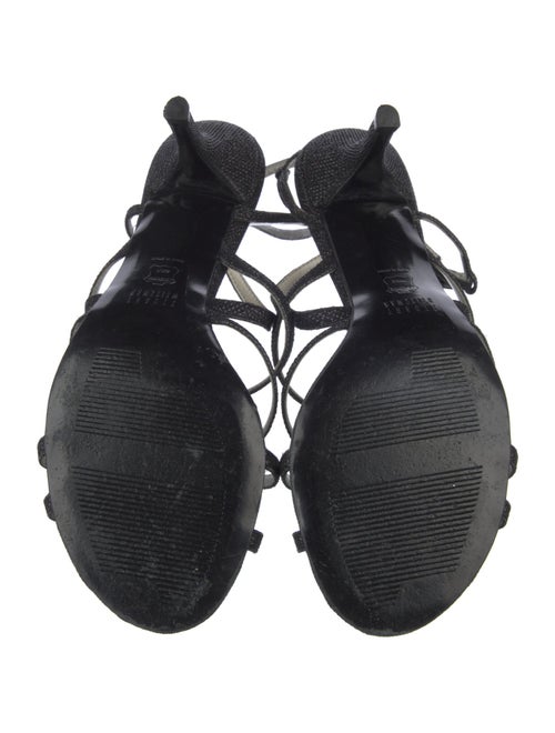 Stuart Weitzman Glitter Accents Sandals
