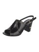 Stuart Weitzman Leather Slingback Sandals