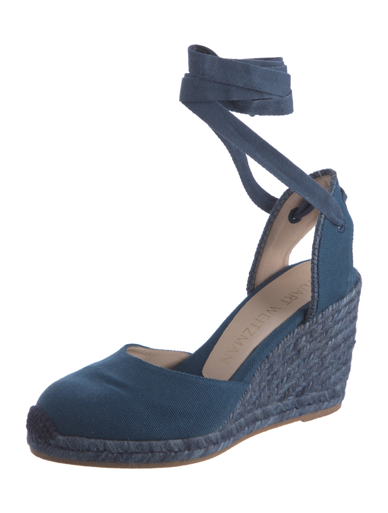 Stuart Weitzman Canvas D'Orsay Pumps