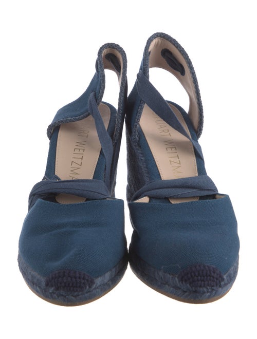 Stuart Weitzman Canvas D'Orsay Pumps