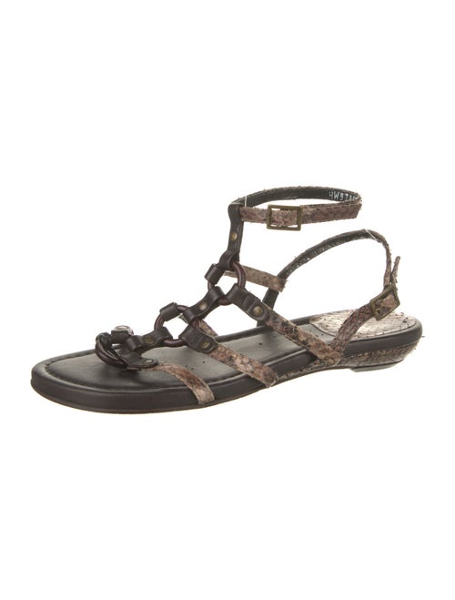 Stuart Weitzman Leather Gladiator Sandals