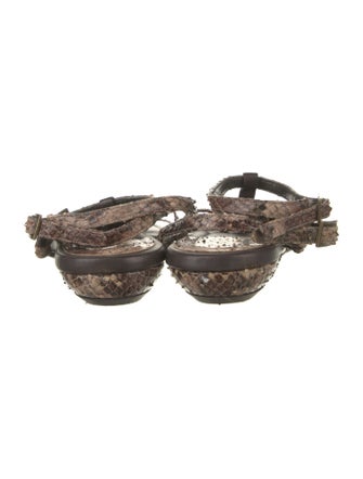 Stuart Weitzman Leather Gladiator Sandals