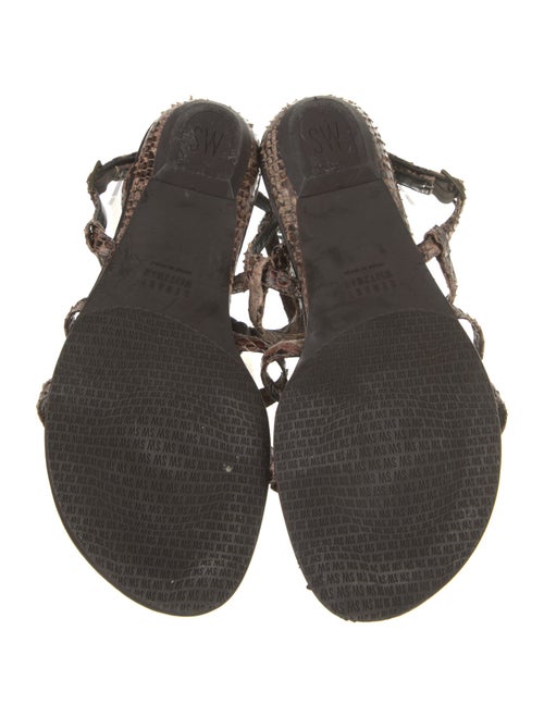 Stuart Weitzman Leather Gladiator Sandals