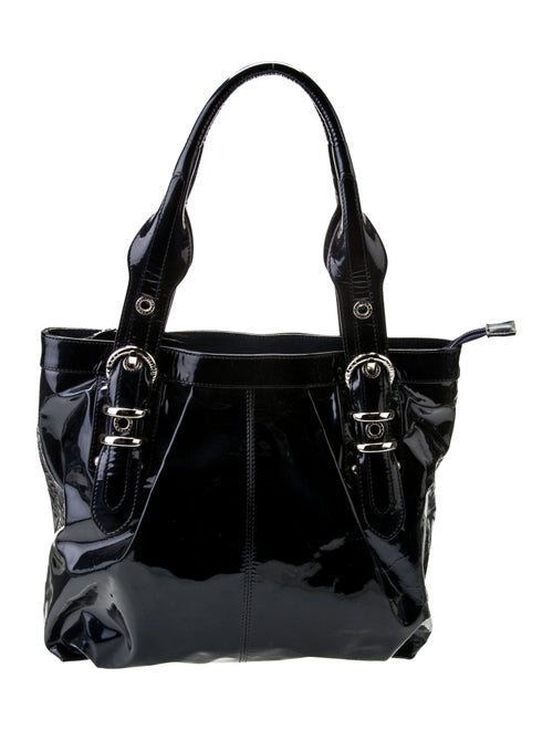 Stuart Weitzman Patent Leather Top Handle Bag