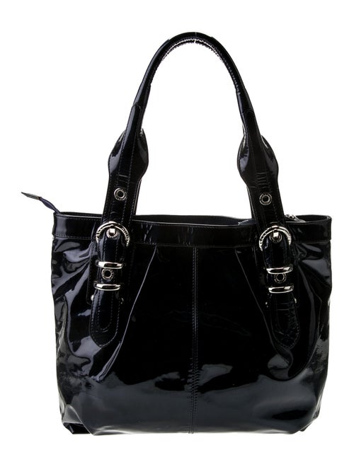 Stuart Weitzman Patent Leather Top Handle Bag