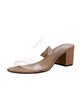 Stuart Weitzman Patent Leather Slides