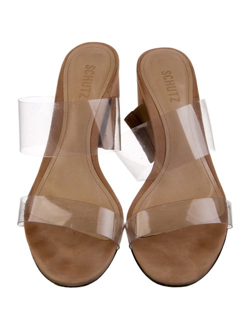 Stuart Weitzman Patent Leather Slides