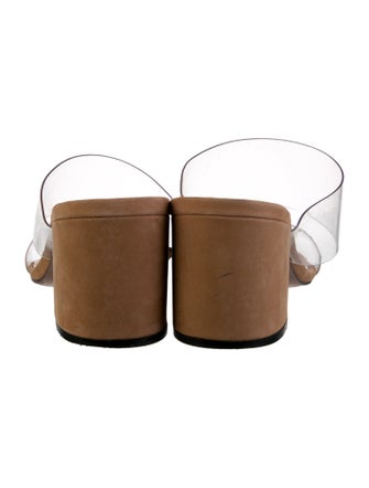 Stuart Weitzman Patent Leather Slides