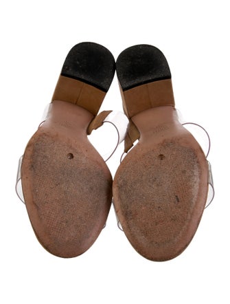 Stuart Weitzman Patent Leather Slides