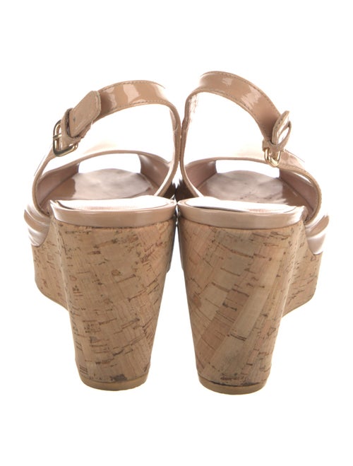 Stuart Weitzman Patent Leather Slingback Pumps