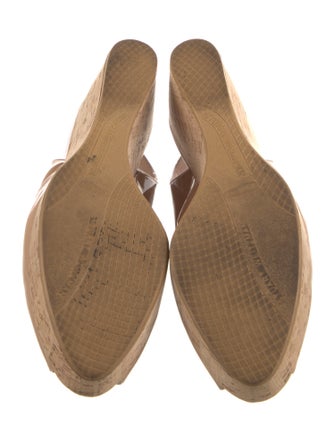 Stuart Weitzman Patent Leather Slingback Pumps