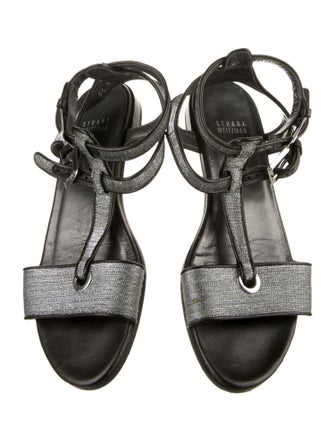 Stuart Weitzman Leather Gladiator Sandals