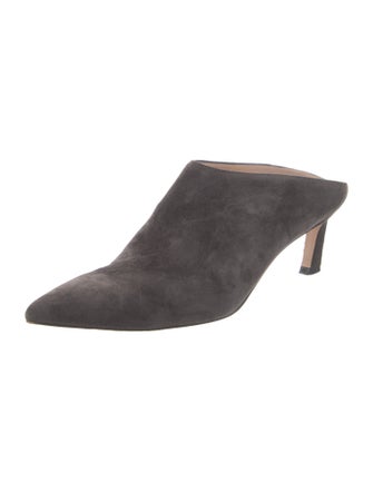 Stuart Weitzman Suede Mules