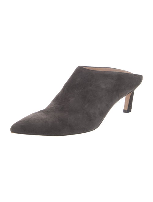 Stuart Weitzman Suede Mules