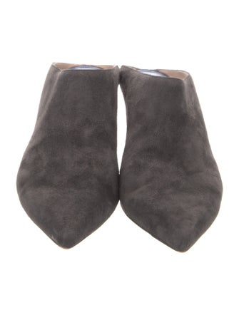 Stuart Weitzman Suede Mules