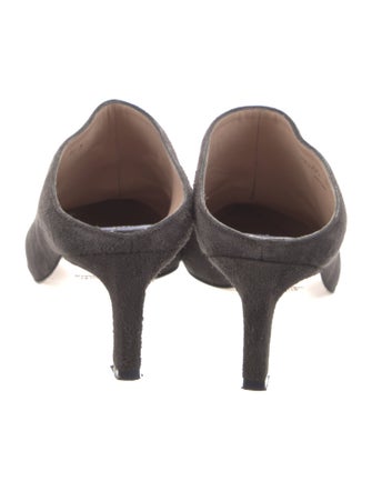 Stuart Weitzman Suede Mules