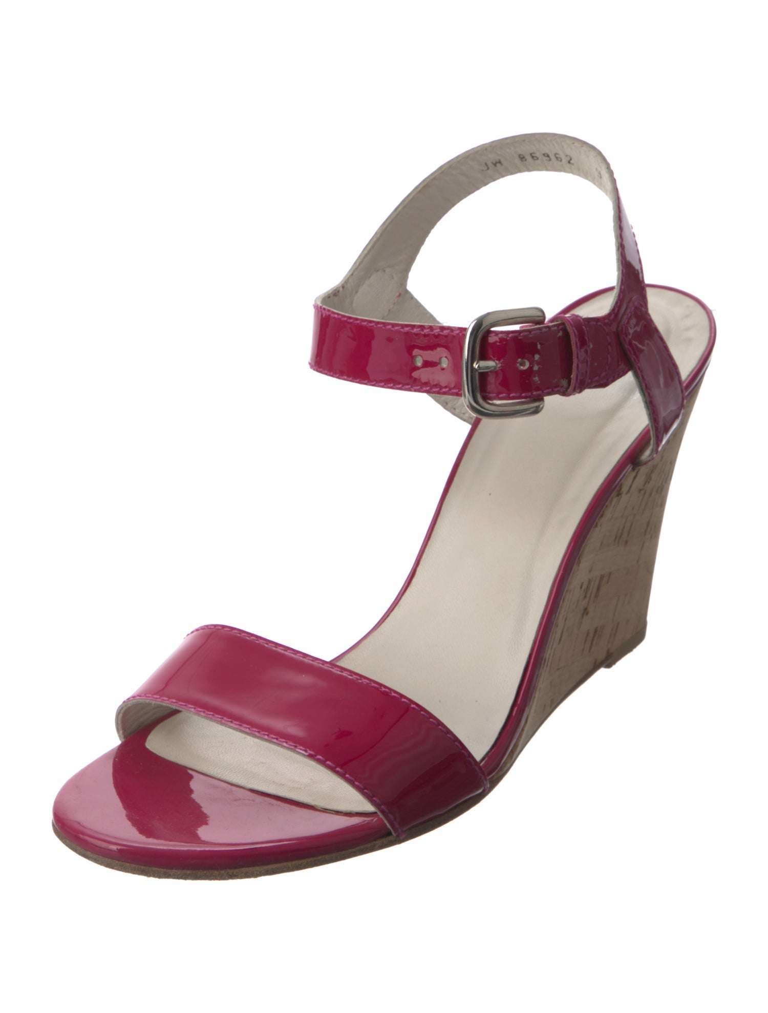 Stuart Weitzman Patent Leather Sandals