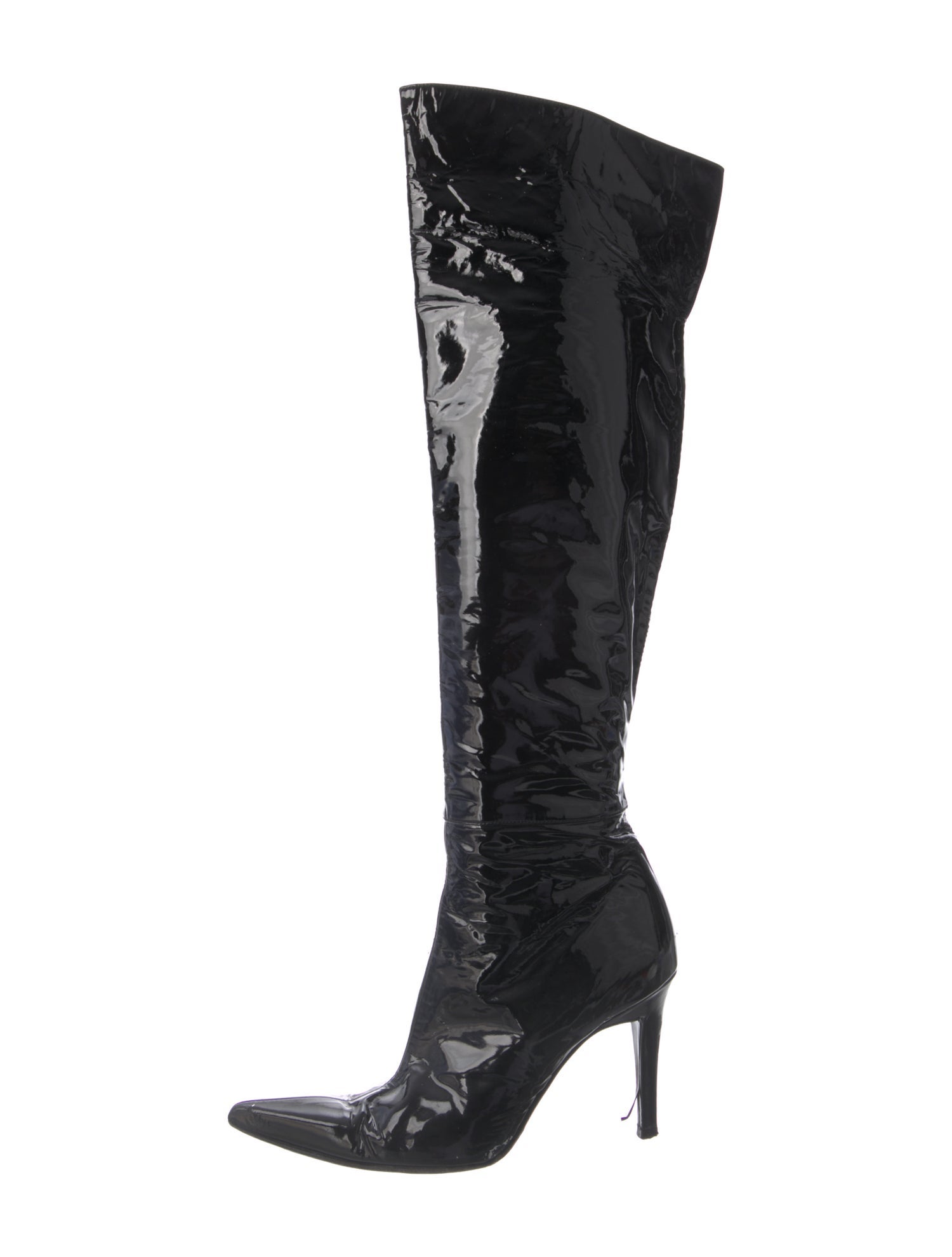 Stuart Weitzman Patent Leather Boots