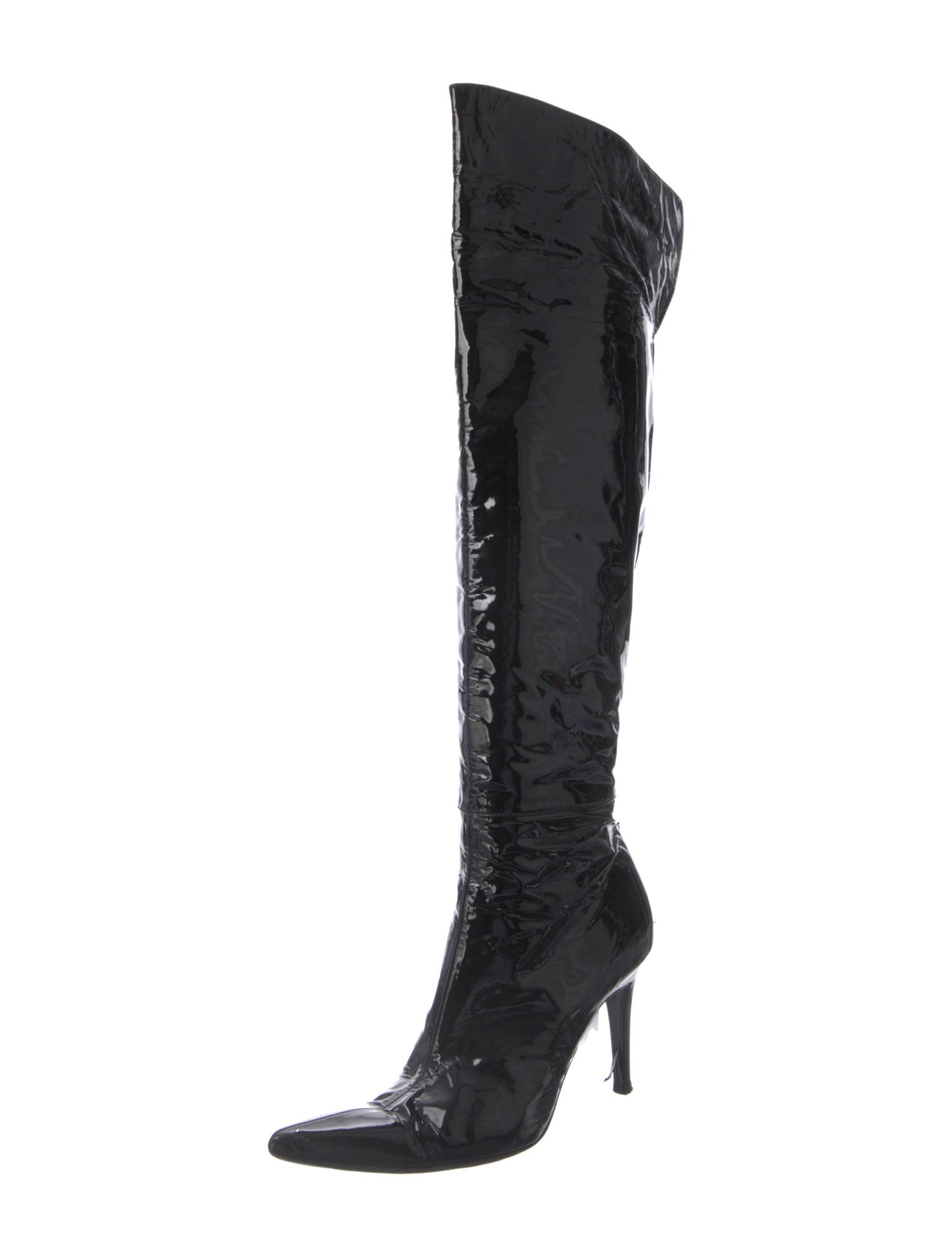 Stuart Weitzman Patent Leather Boots