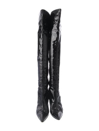 Stuart Weitzman Patent Leather Boots