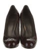 Stuart Weitzman Patent Leather Printed Pumps
