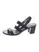 Stuart Weitzman Patent Leather Slingback Sandals