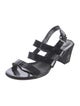 Stuart Weitzman Patent Leather Slingback Sandals
