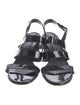Stuart Weitzman Patent Leather Slingback Sandals