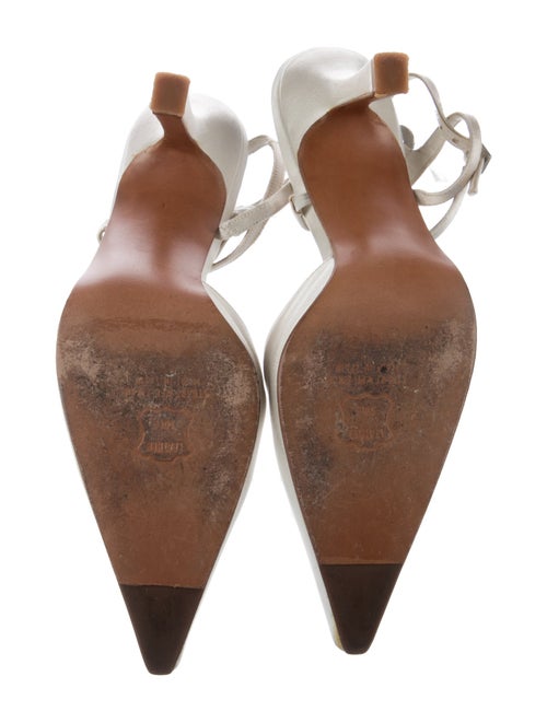 Stuart Weitzman Crystal Embellishments Slingback Pumps