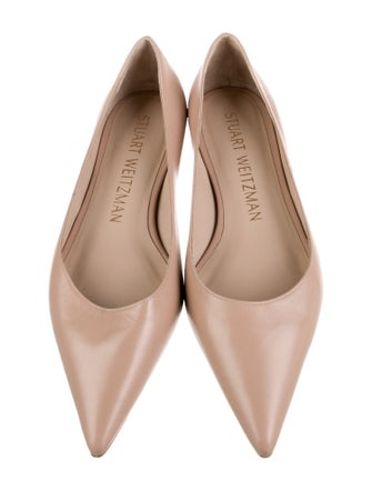 Stuart Weitzman Leather Ballet Flats
