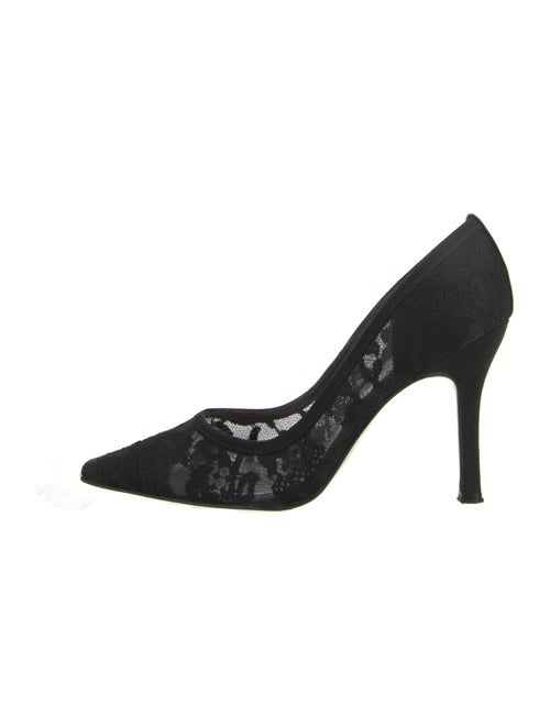 Stuart Weitzman Lace Lace Pattern Pumps