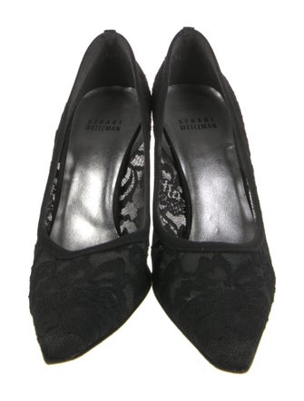 Stuart Weitzman Lace Lace Pattern Pumps