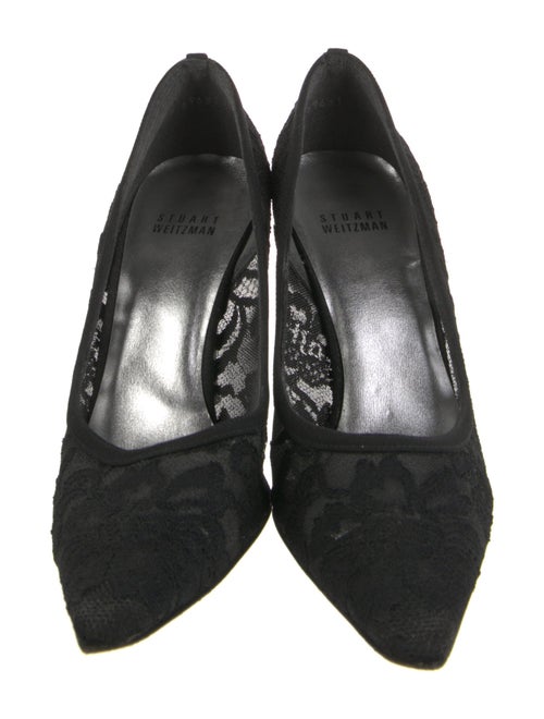 Stuart Weitzman Lace Lace Pattern Pumps