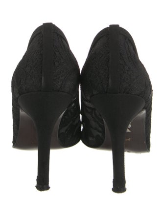 Stuart Weitzman Lace Lace Pattern Pumps