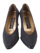 Stuart Weitzman Leather Trim Embellishment Pumps