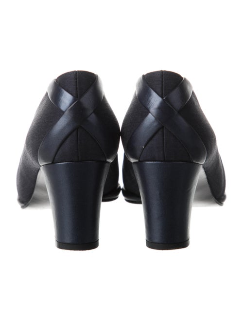 Stuart Weitzman Leather Trim Embellishment Pumps