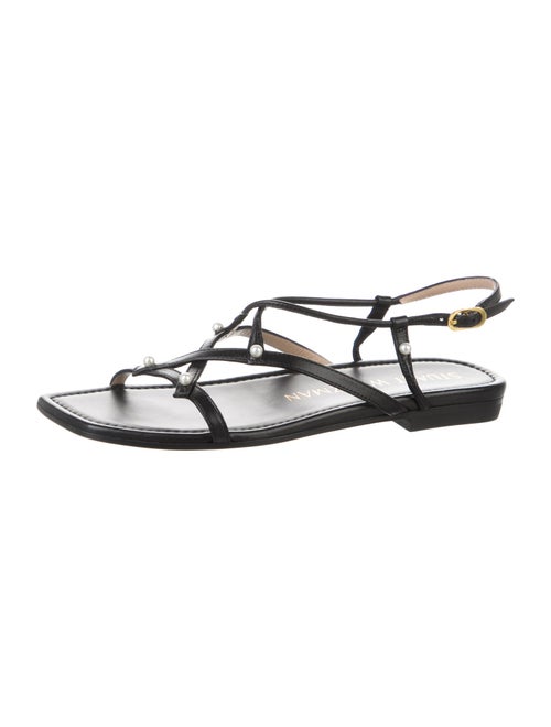 Stuart Weitzman Leather Slingback Sandals
