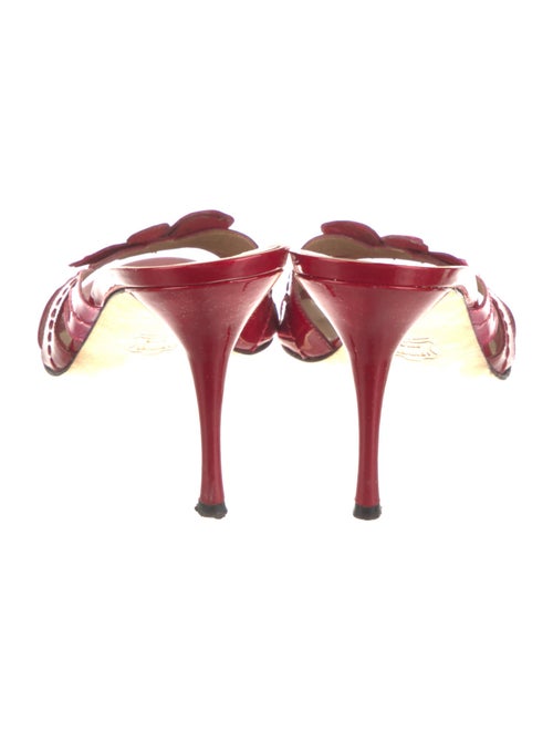 Stuart Weitzman Patent Leather Slides