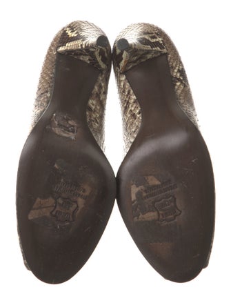 Stuart Weitzman Snakeskin Animal Print Pumps