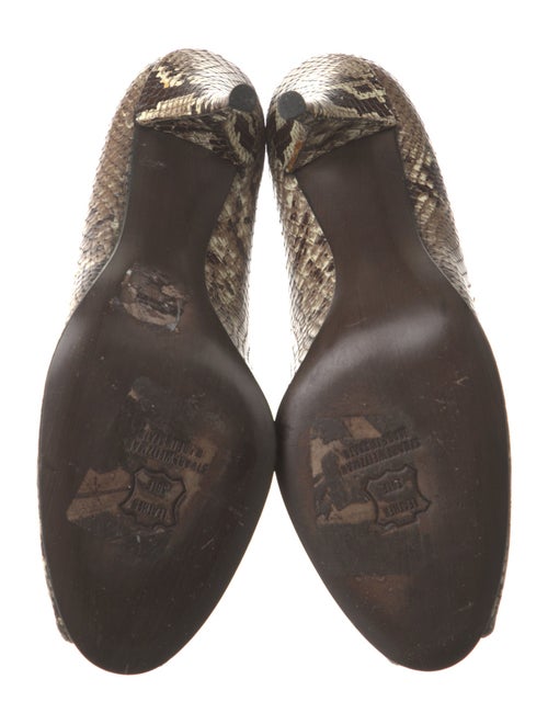 Stuart Weitzman Snakeskin Animal Print Pumps
