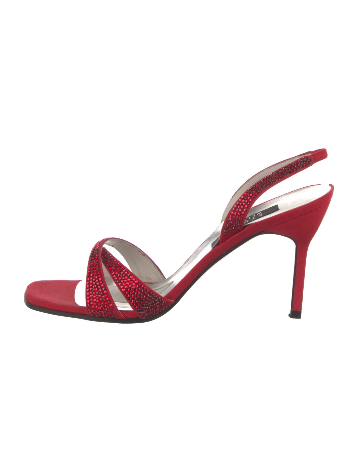 Stuart Weitzman Patent Leather Slingback Sandals