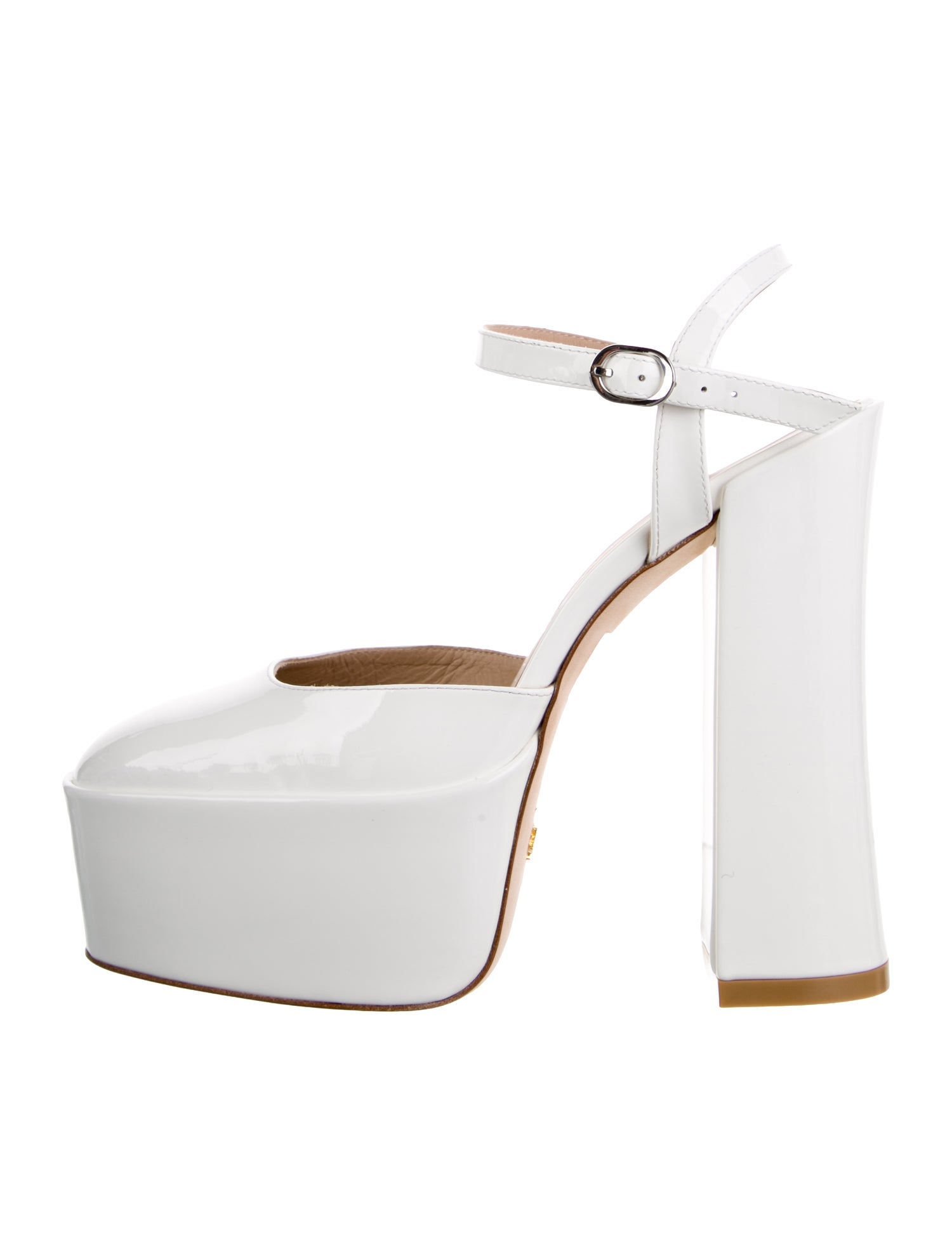 Stuart Weitzman Patent Leather Slingback Pumps