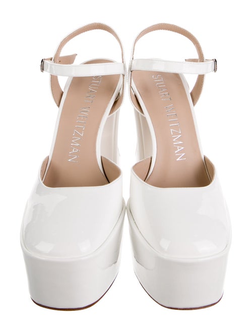 Stuart Weitzman Patent Leather Slingback Pumps