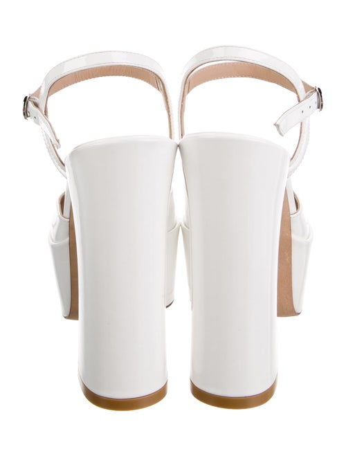 Stuart Weitzman Patent Leather Slingback Pumps