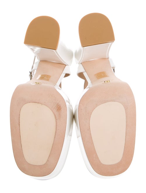 Stuart Weitzman Patent Leather Slingback Pumps