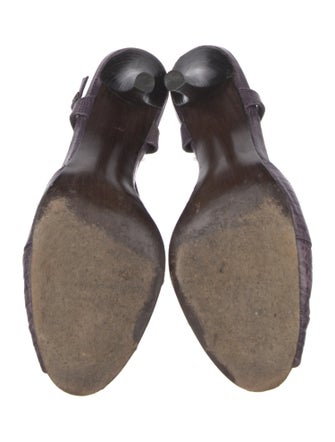 Stuart Weitzman Leather Slingback Sandals