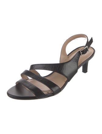 Stuart Weitzman Leather Slingback Sandals