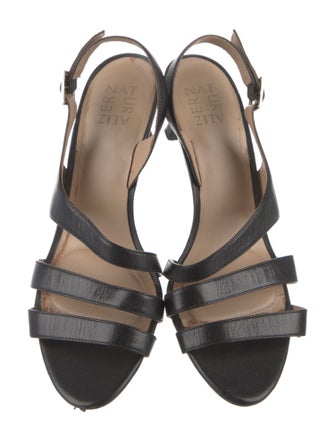 Stuart Weitzman Leather Slingback Sandals